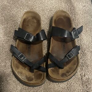 Birkenstock Double Strap Black Sandals